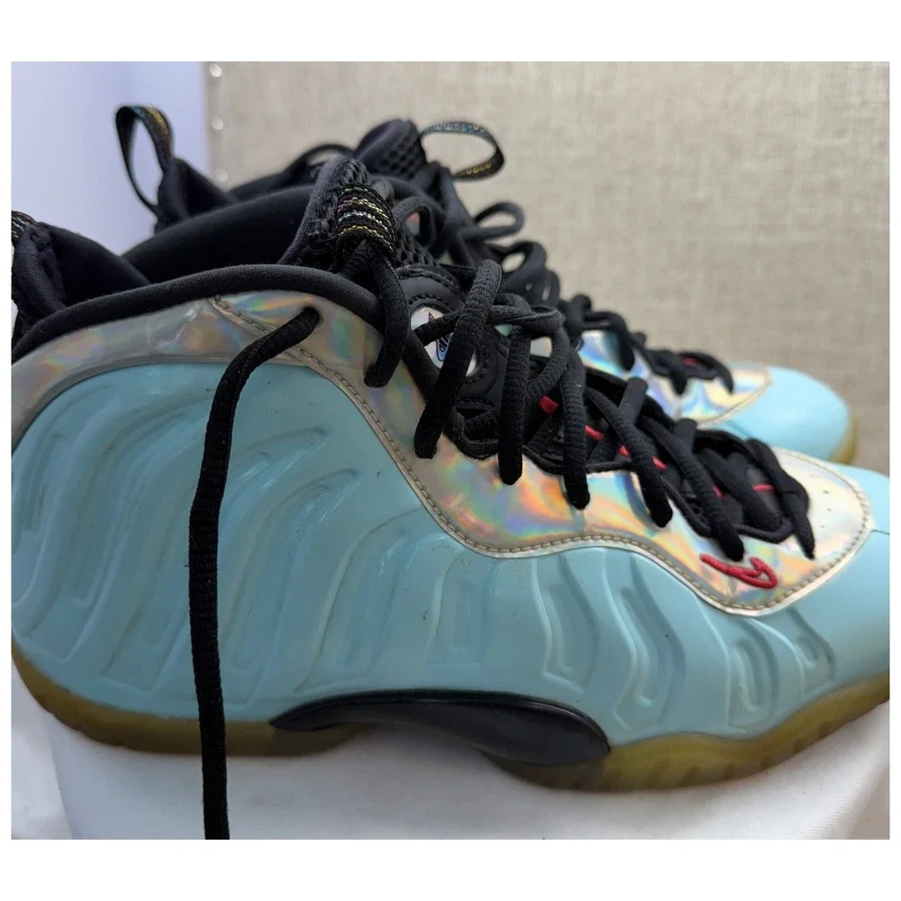 Nike Little Posite One GS Mixtape Copa Blue Iridescent DH6490-400 Size 7Y